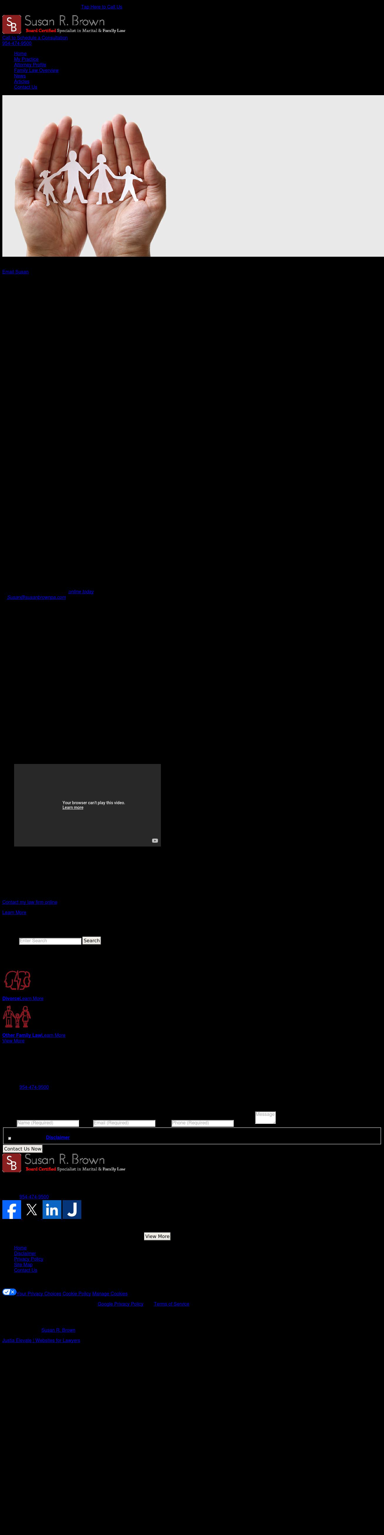 Susan R. Brown, PA - Plantation FL Lawyers