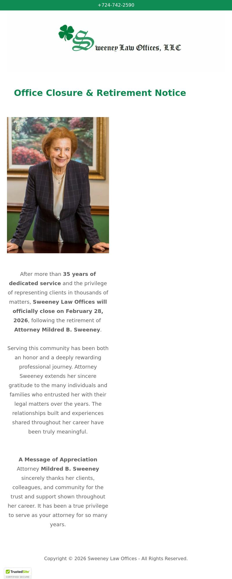 Sweeney Law Offices - Cranberry Township PA Lawyers