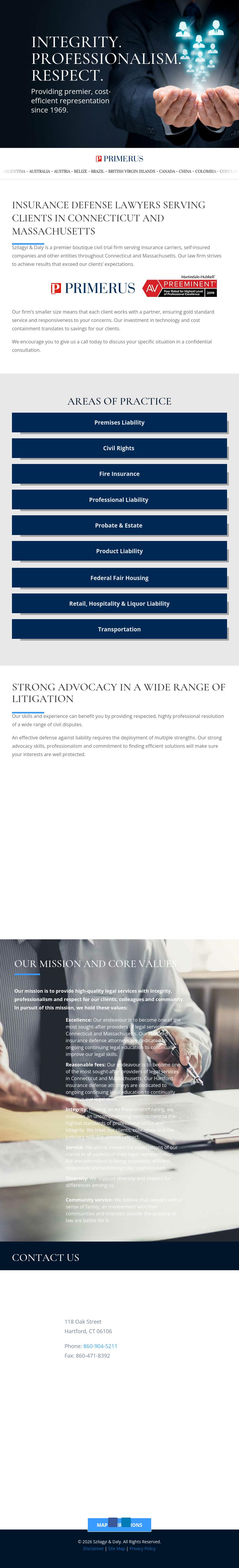 Szilagyi & Daly - Hartford CT Lawyers