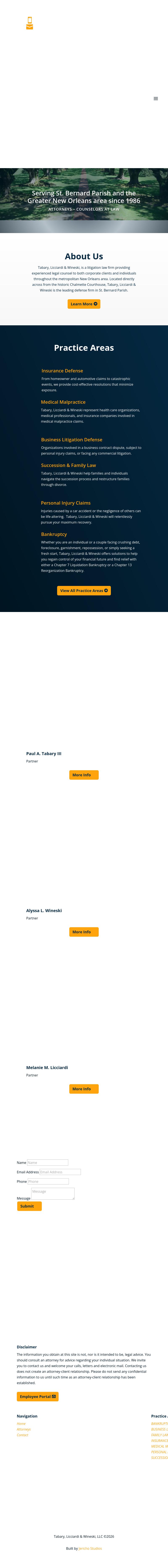 Tabary & Borne, L.L.C. - Chalmette LA Lawyers