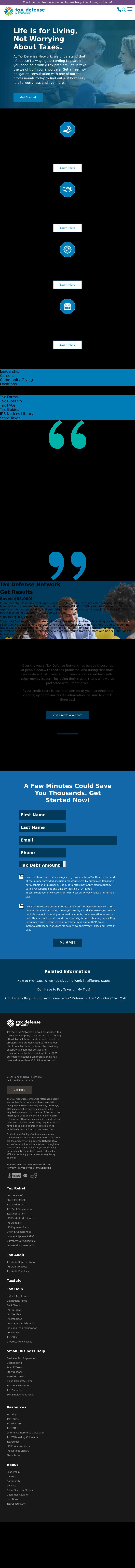 Tax Defense Network, LLC - Jacksonville FL Lawyers