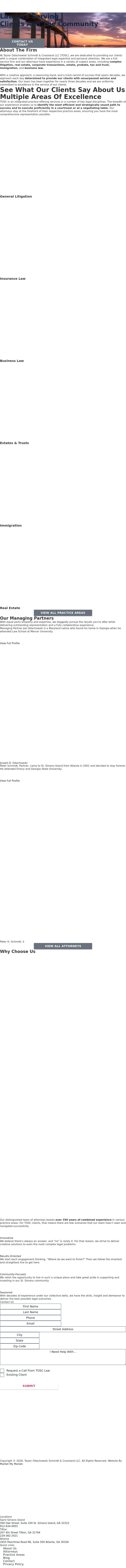 Taylor, Odachowski, Schmidt & Crossland, LLC - St. Simons Island GA Lawyers