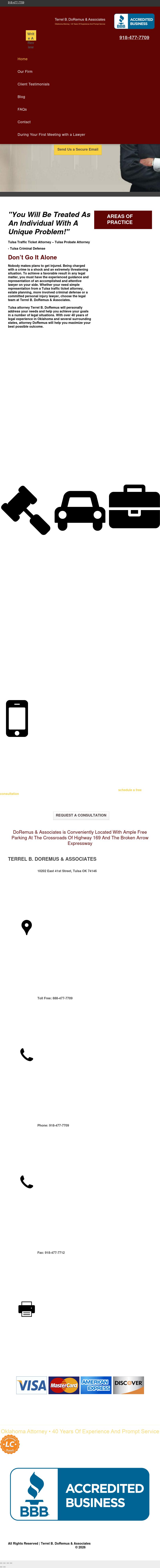 Terrel B. DoRemus & Associates - Tulsa OK Lawyers