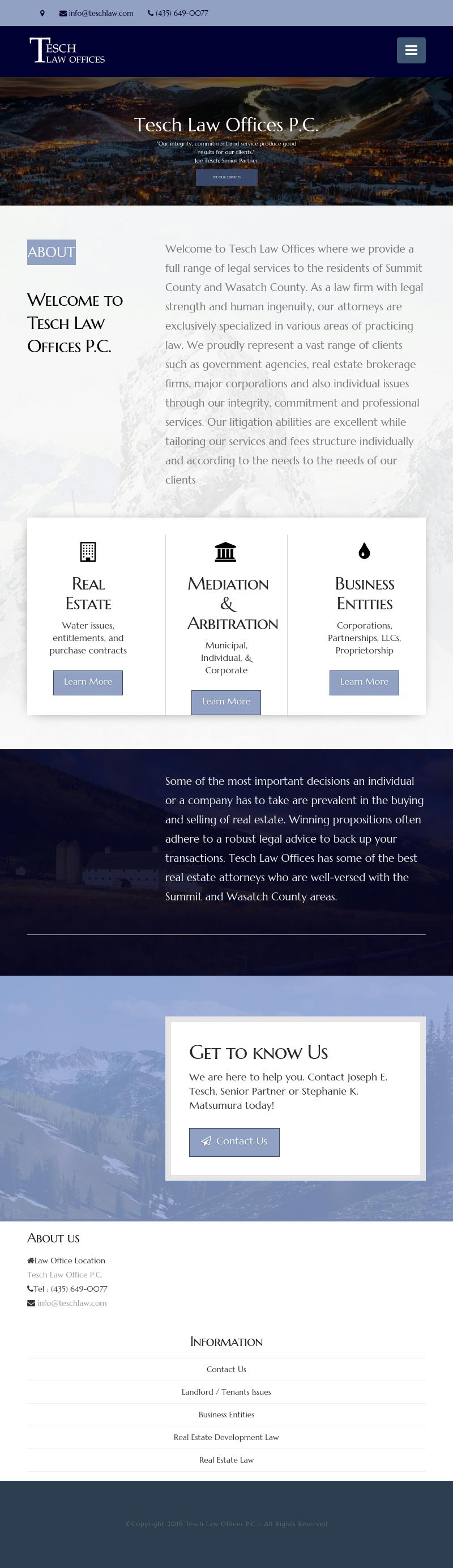 Tesch Law Offices - Park City UT Lawyers