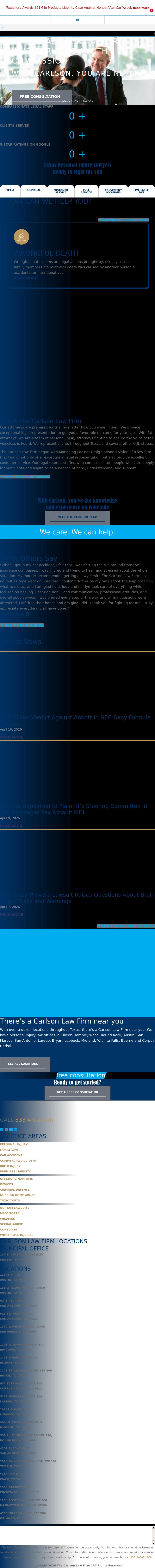 The Carlson Law Firm - Austin TX Lawyers