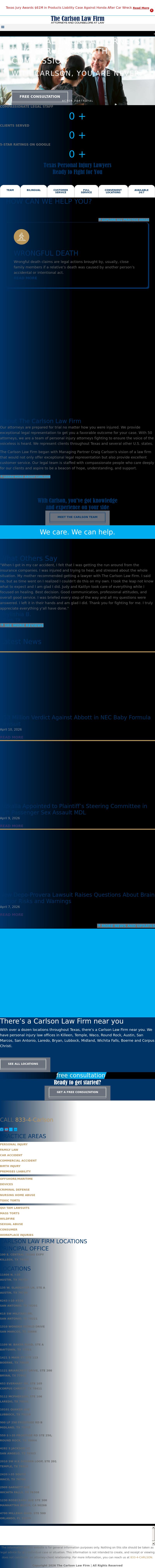 The Carlson Law Firm - Round Rock TX Lawyers