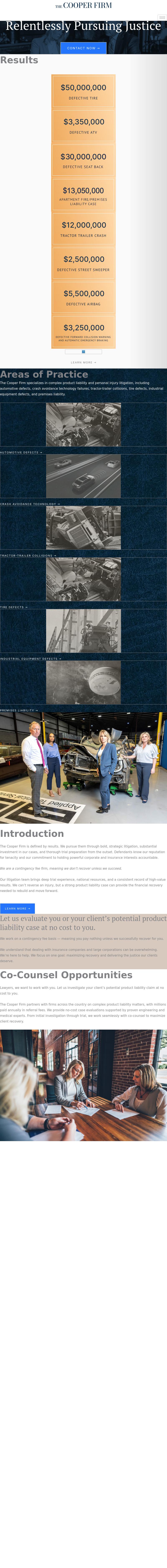 The Cooper Firm - Marietta GA Lawyers