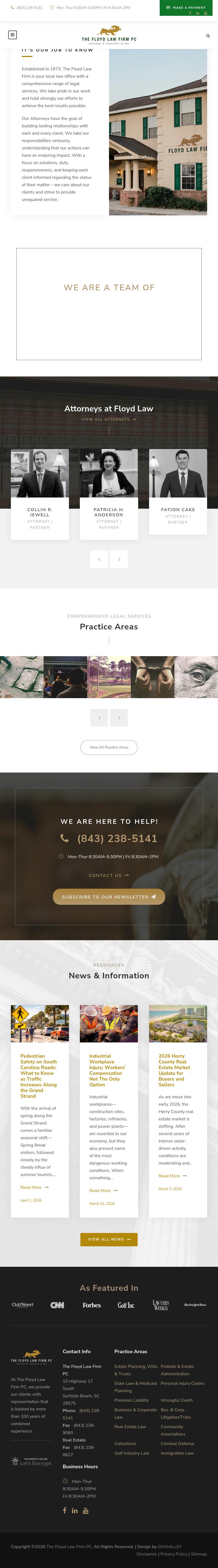 The Floyd Law Firm PC - Surfside Beach SC Lawyers