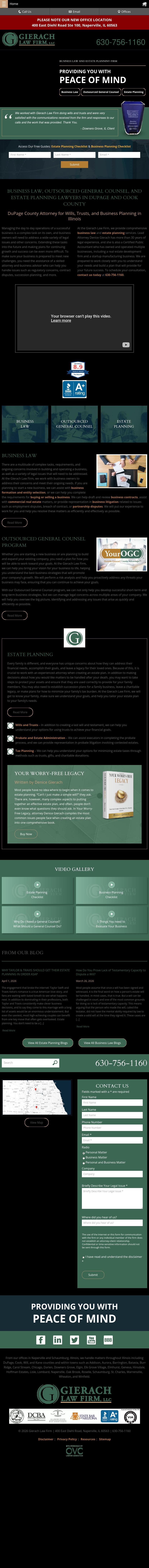 The Gierach Law Firm - Naperville IL Lawyers