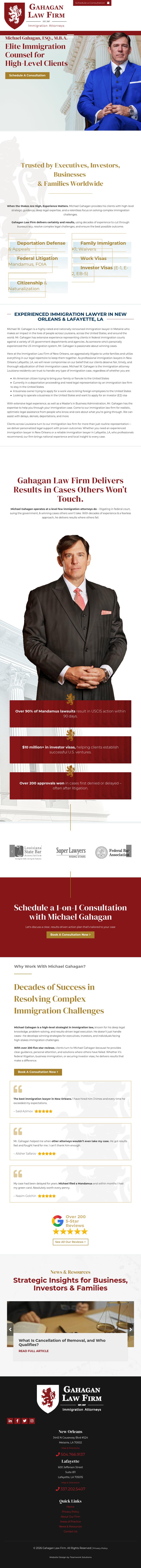 The Immigration Law Firm of New Orleans - Metairie LA Lawyers