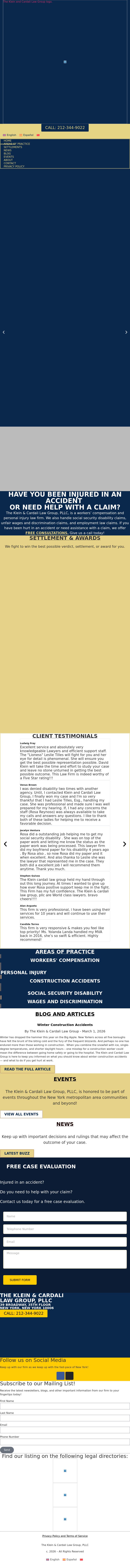 The Klein Law Group, P.C. - New York NY Lawyers