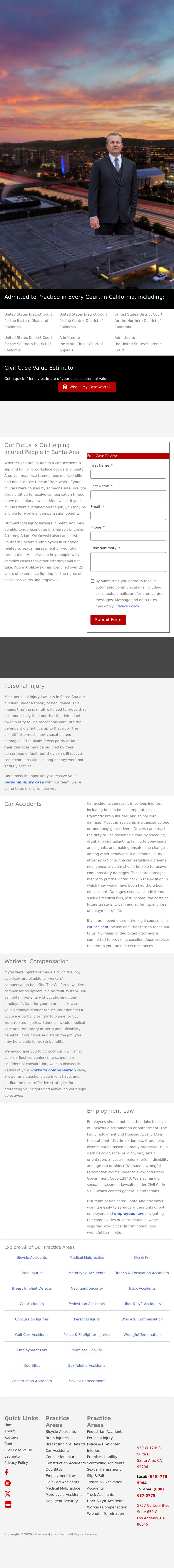 The Krolikowski Law Firm - Irvine CA Lawyers