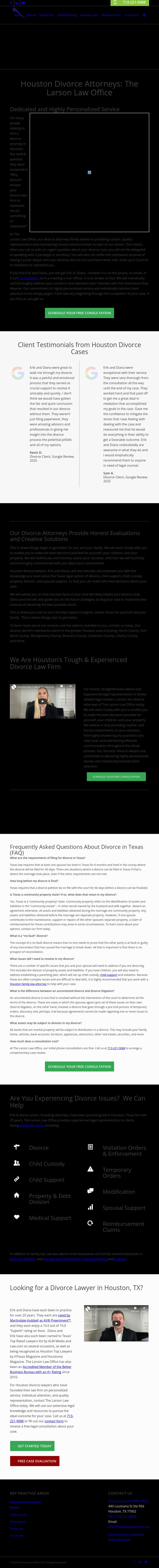 The Larson Law Office PLLC - Houston TX Lawyers