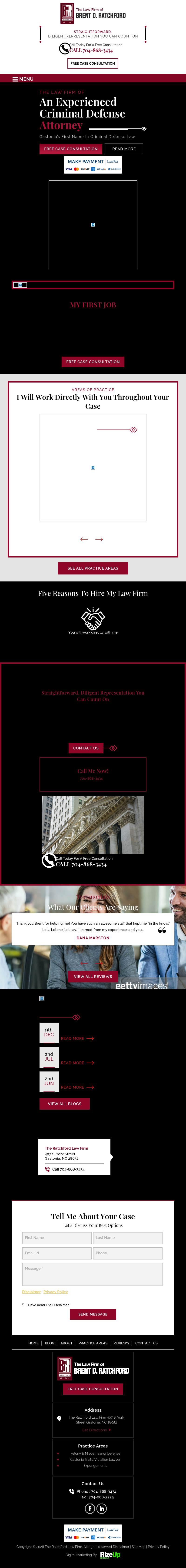 The Law Firm of Brent D. Ratchford - Gastonia NC Lawyers