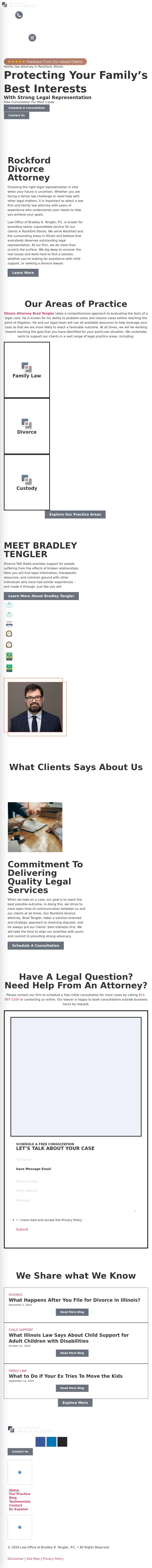 The Law Office of Bradley R. Tengler, Inc. - Rockford IL Lawyers