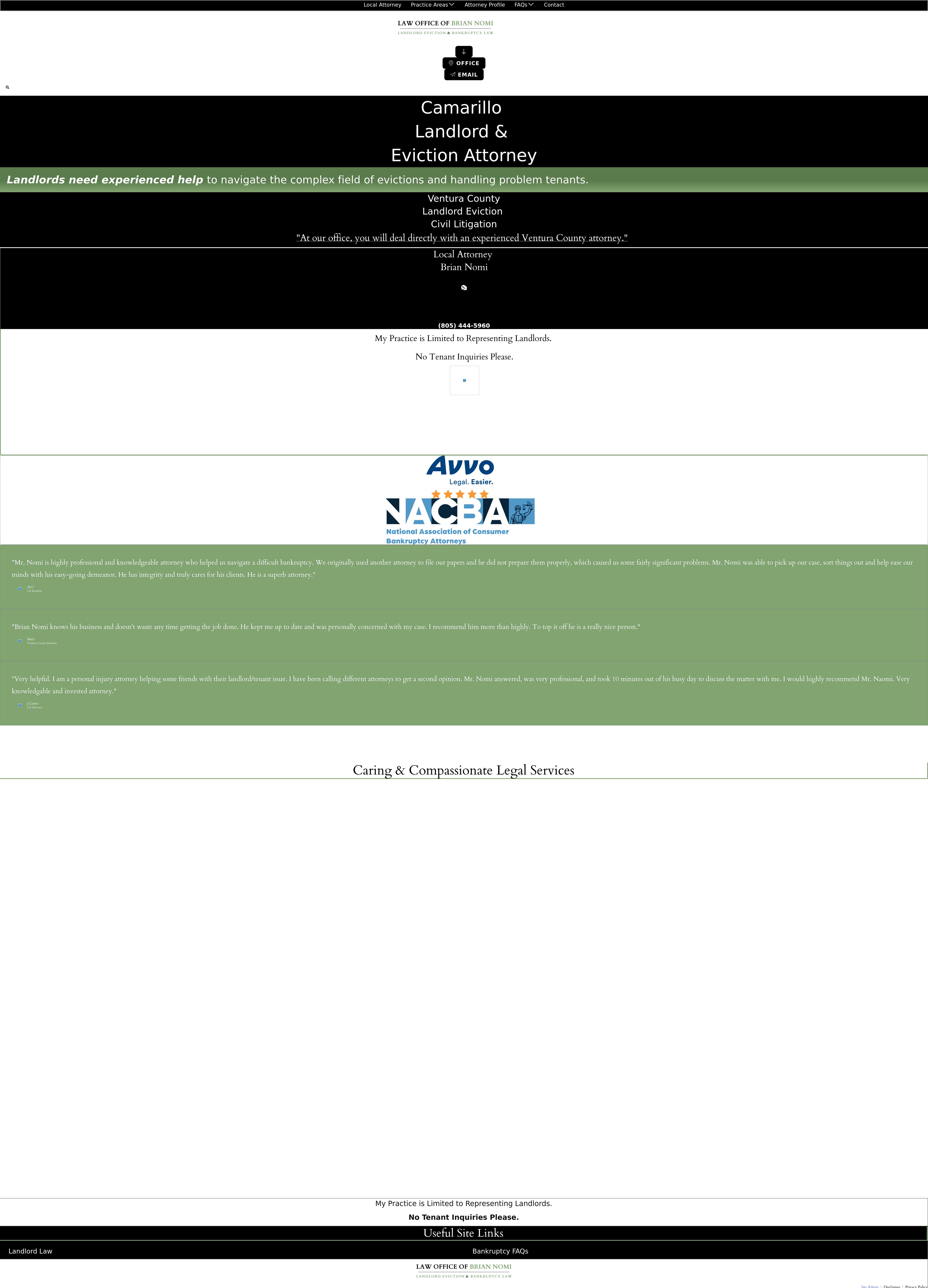 The Law Office of Brian Nomi - Camarillo CA Lawyers