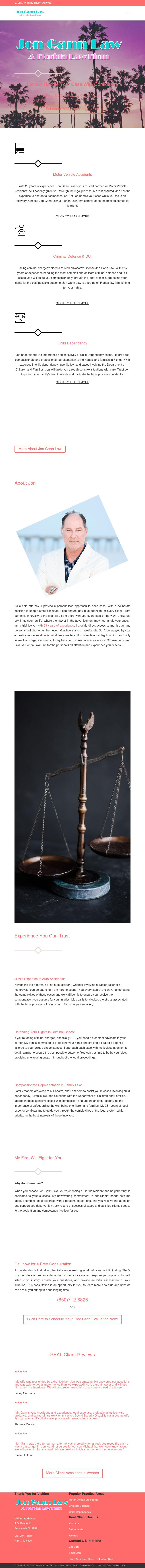 The Law Office of Jon B. Gann P.A. - Pensacola FL Lawyers