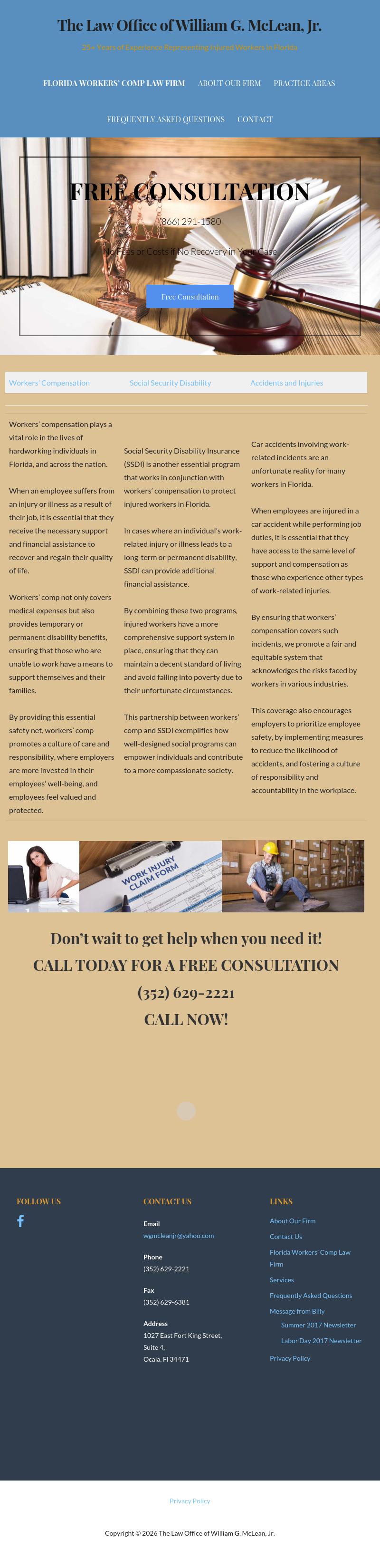 The Law Office of William G. McLean, Jr. - Ocala FL Lawyers