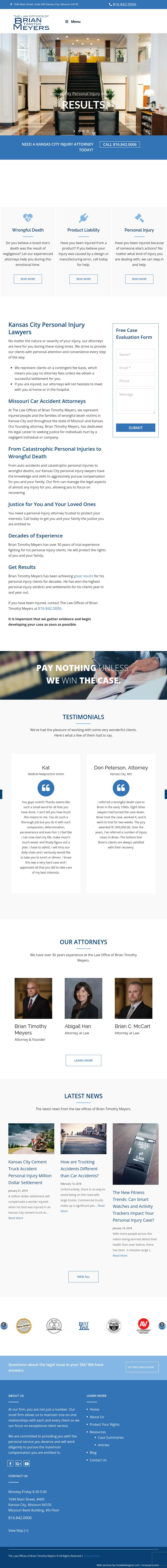 The Law Offices of Brian Timothy Meyers - Kansas City MO Lawyers