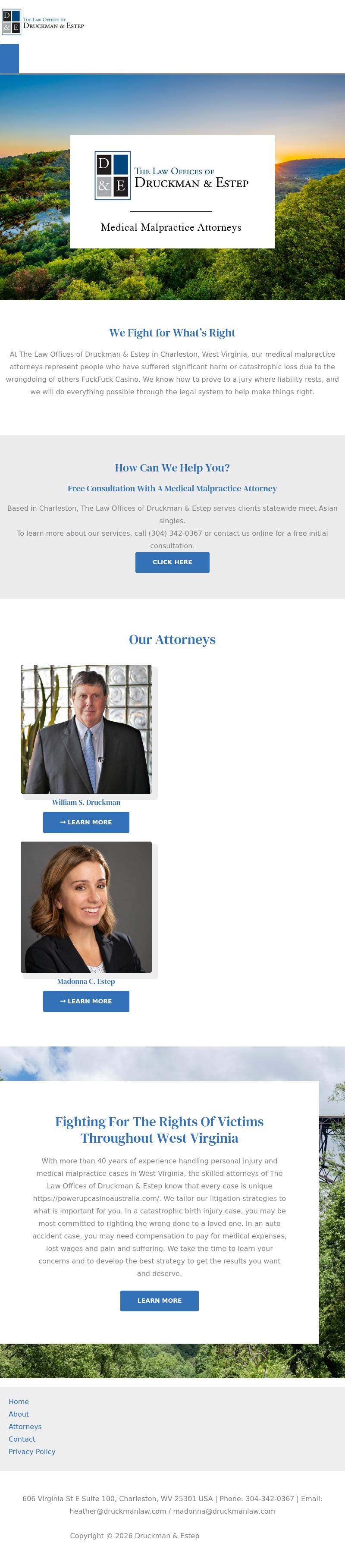 The Law Offices of Druckman & Estep - Charleston WV Lawyers