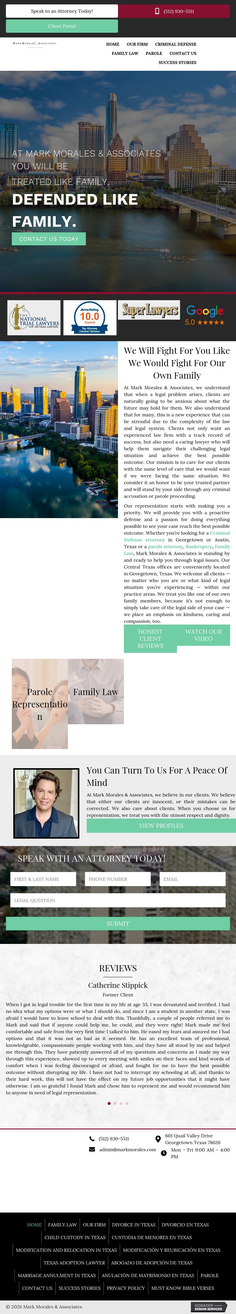 The Law Offices of Morales & Sparks, P.C. - Georgetown TX Lawyers