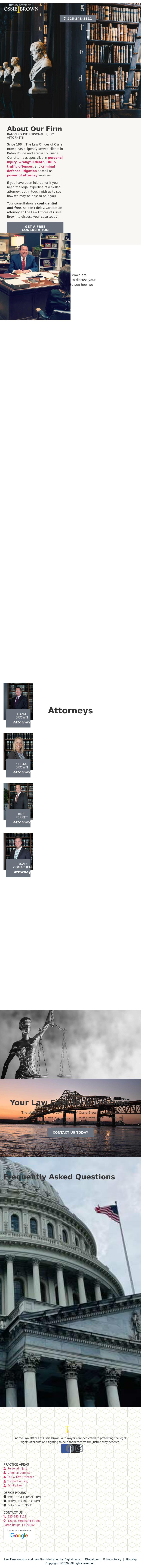 The Law Offices of Ossie Brown - Baton Rouge LA Lawyers