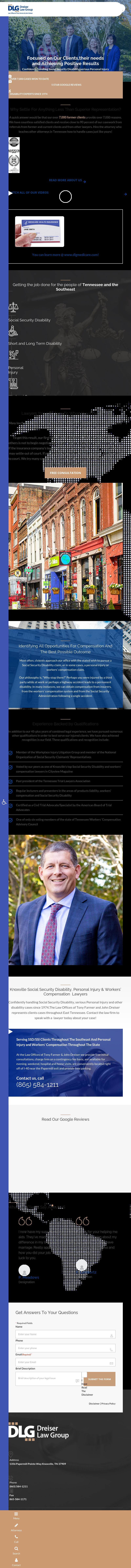 The Law Offices of Tony Farmer and John Dreiser - Knoxville TN Lawyers