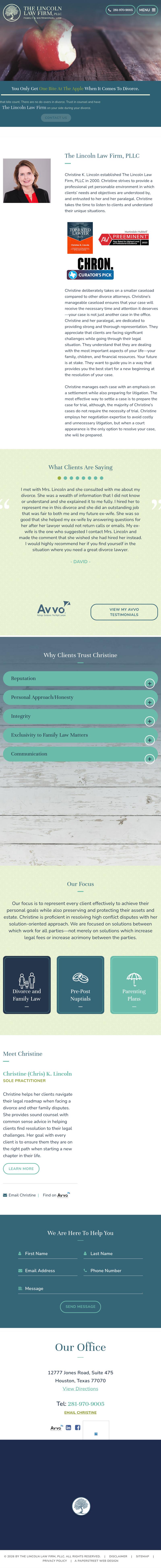 The Lincoln Law Firm, PLLC - Houston TX Lawyers