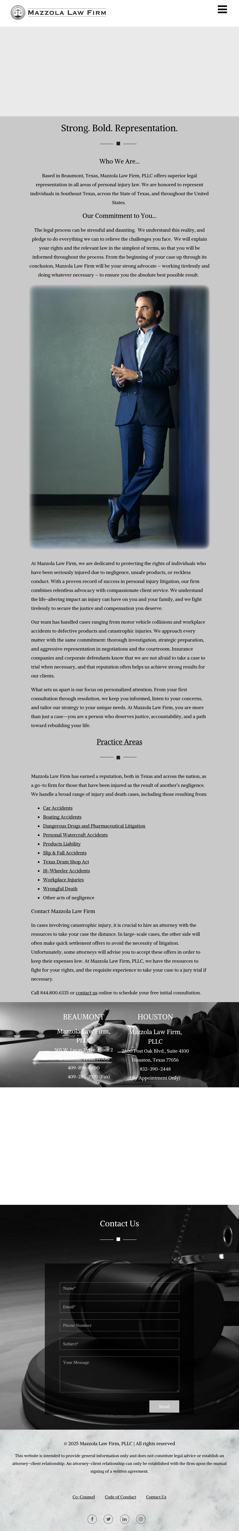 The Mazzola Law Firm, PLLC - Beaumont TX Lawyers