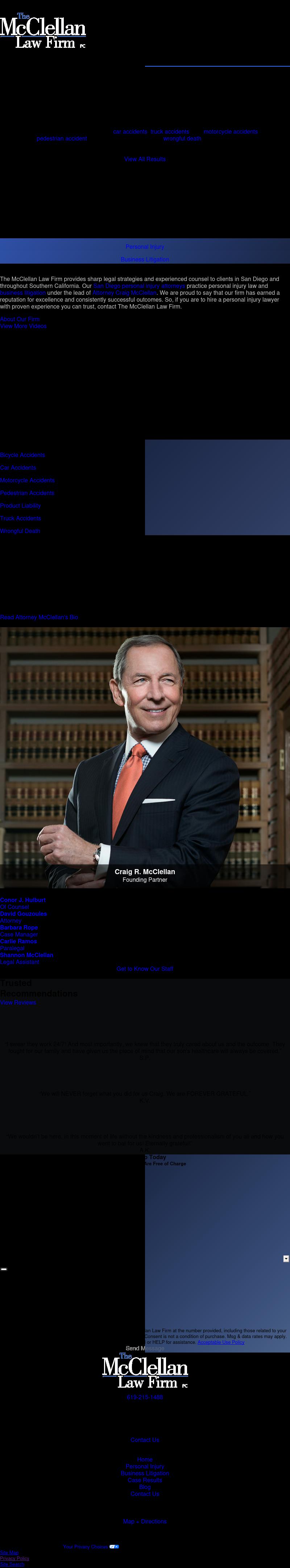 The McClellan Law Firm - San Diego CA Lawyers