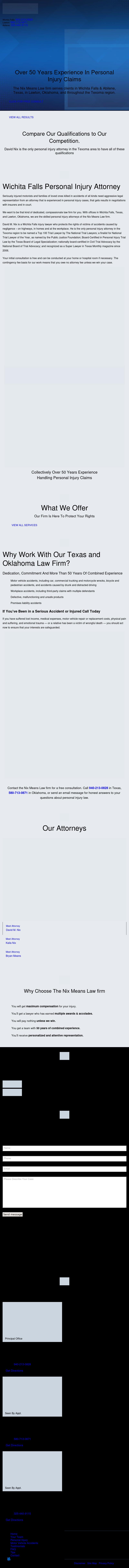 The Nix Law Firm - Wichita Falls TX Lawyers