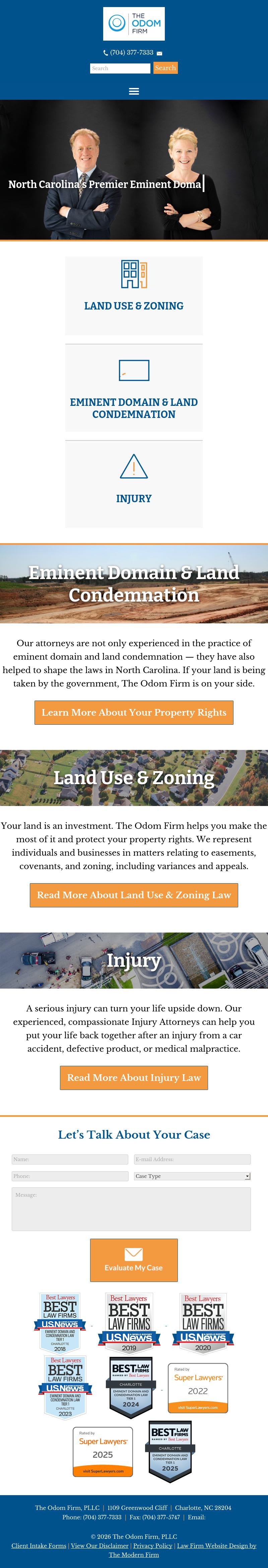 The Odom Firm, PLLC - Charlotte NC Lawyers