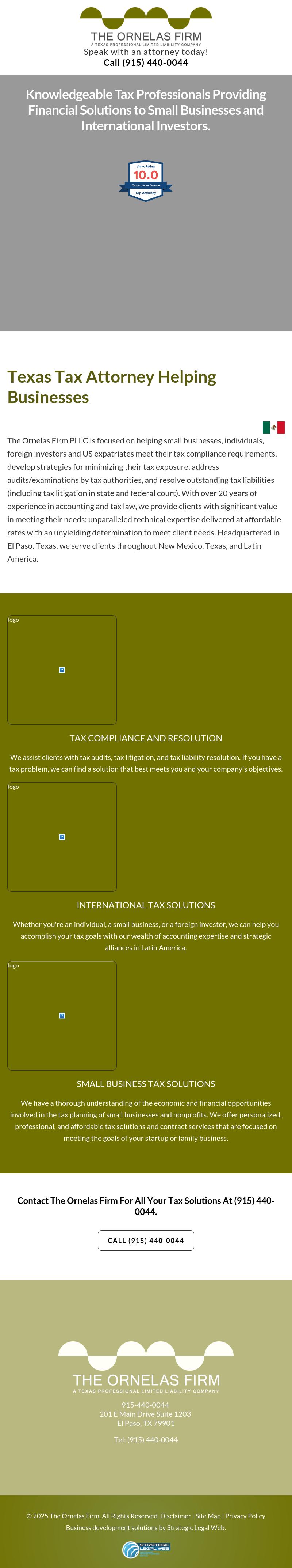 The Ornelas Firm PLLC - El Paso TX Lawyers