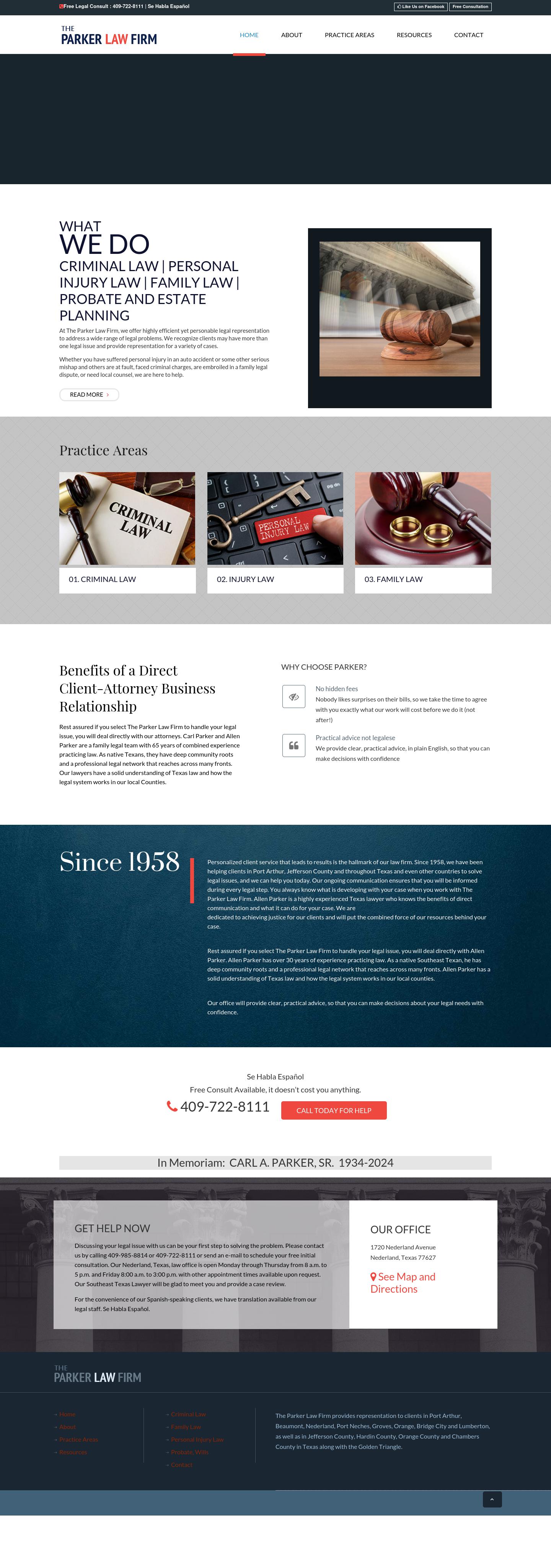 The Parker Law Firm - Port Arthur TX Lawyers