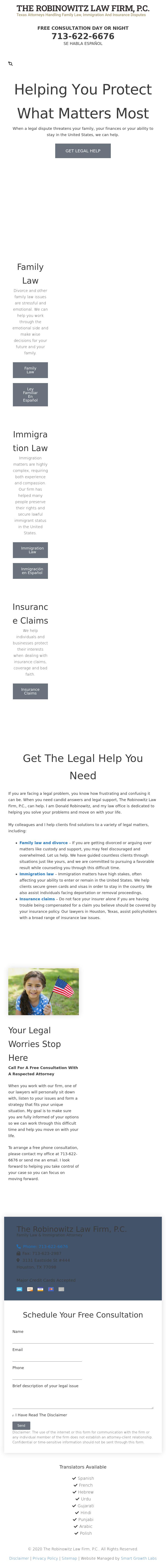 The Robinowitz Law Firm, P.C. - Houston TX Lawyers