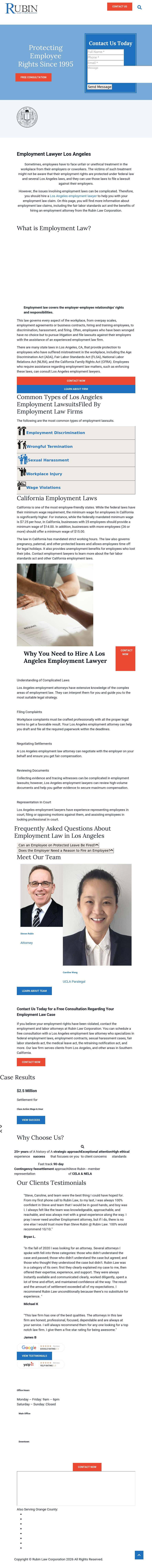 The Rubin Law Corporation - Los Angeles CA Lawyers