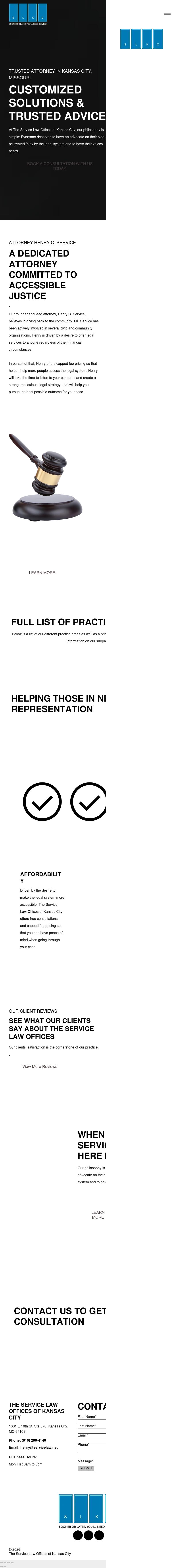 The Service Law Offices, LLC - Kansas City MO Lawyers