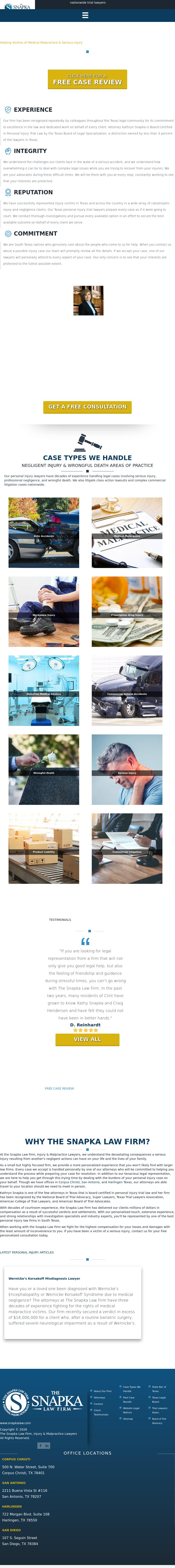 The Snapka Law Firm - Corpus Christi TX Lawyers