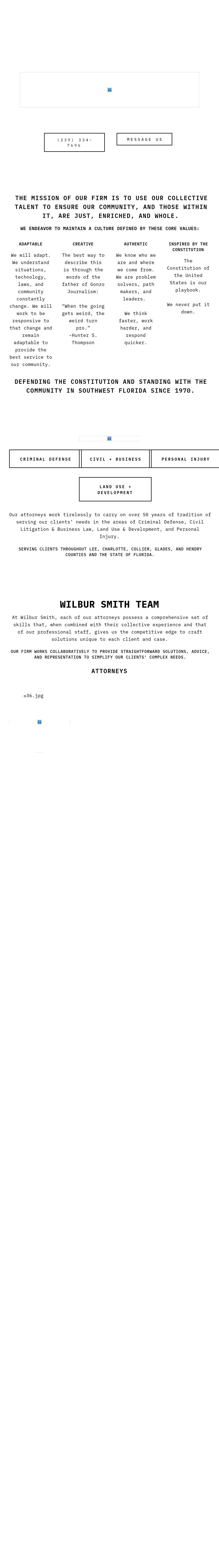 The Wilbur Smith Law Firm - Fort Myers FL Lawyers