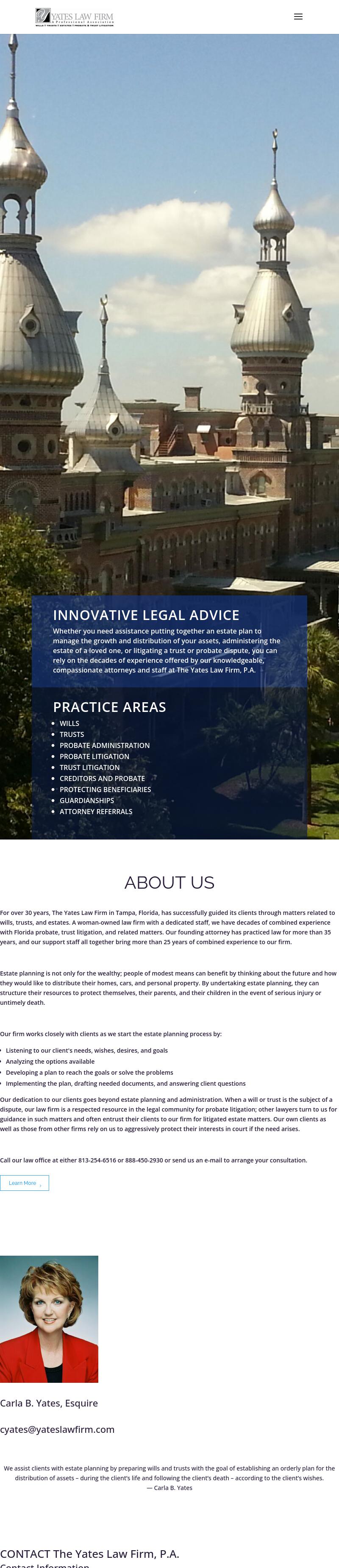 The Yates Law Firm, P.A. - Tampa FL Lawyers
