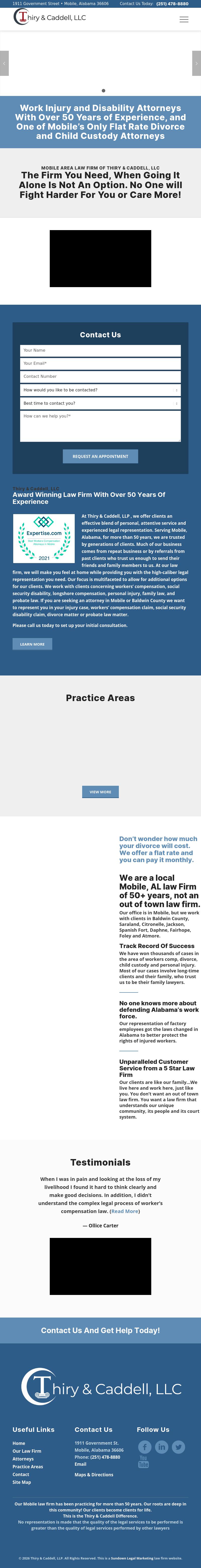 Thiry & Caddell LLP - Mobile AL Lawyers