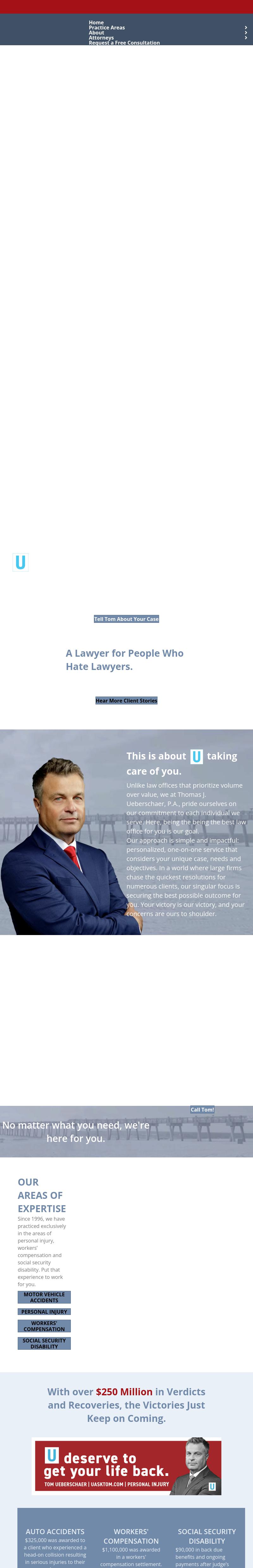 Thomas J. Ueberschaer, P.A. - Pensacola FL Lawyers