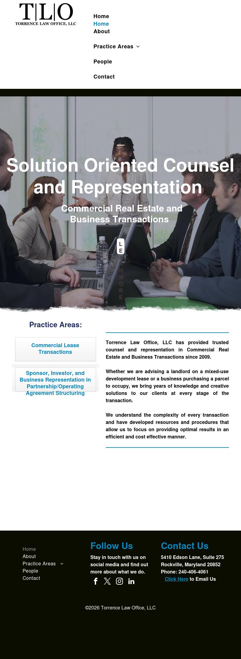 Torrence Law Office, LLC - Rockville MD Lawyers