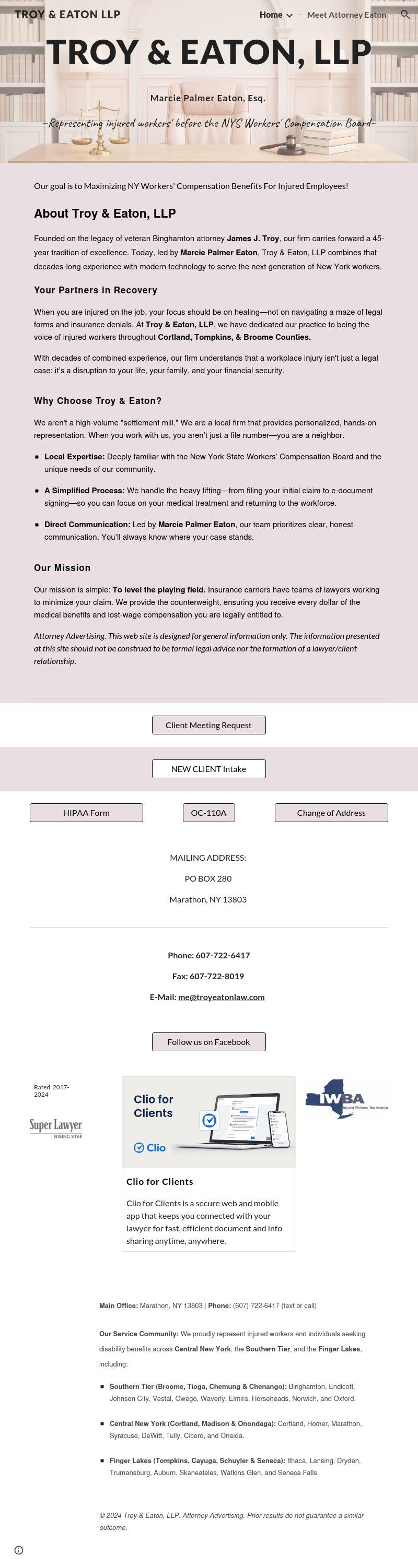 Troy & Eaton, LLP - Binghamton NY Lawyers