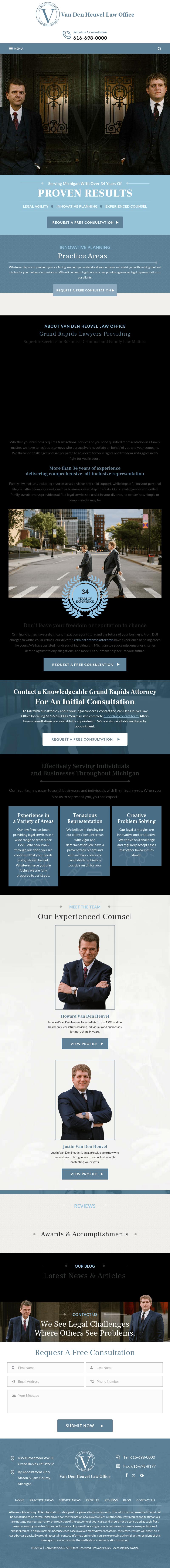 Van Den Heuvel Law Office - Grand Rapids MI Lawyers