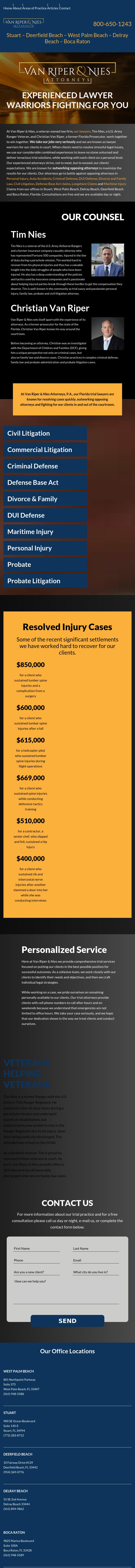 Van Riper & Nies Attorneys - Delray Beach FL Lawyers