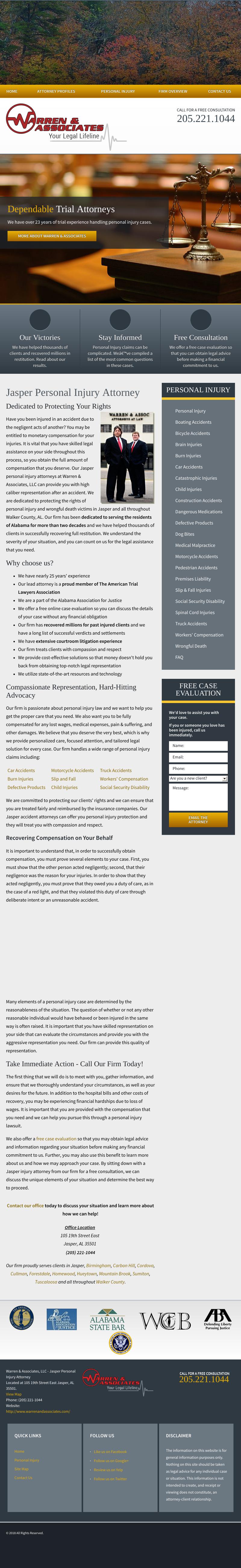 Warren & Associates, LLC - Jasper AL Lawyers