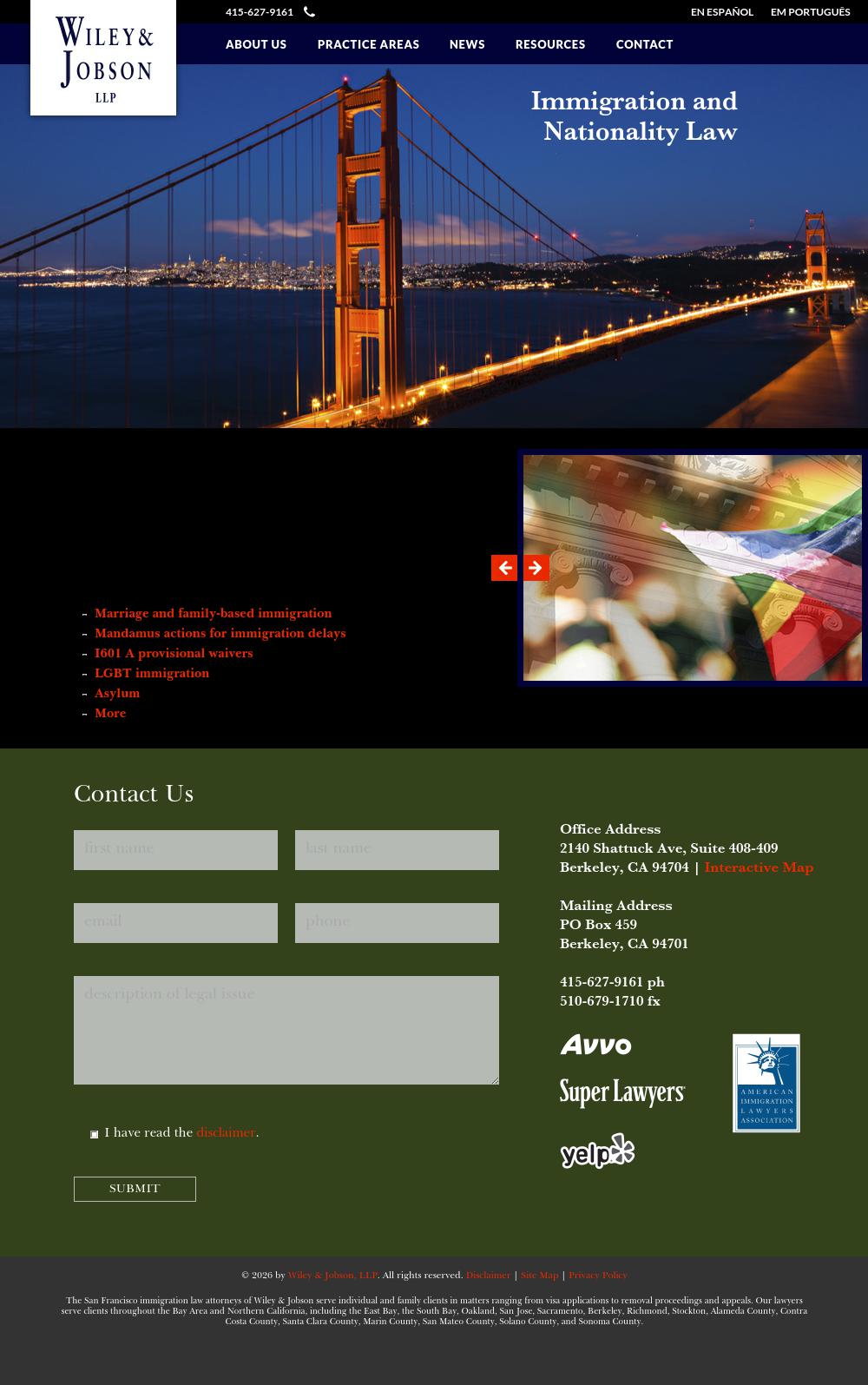 Wiley & Jobson, a Professional Corporation - San Francisco CA Lawyers