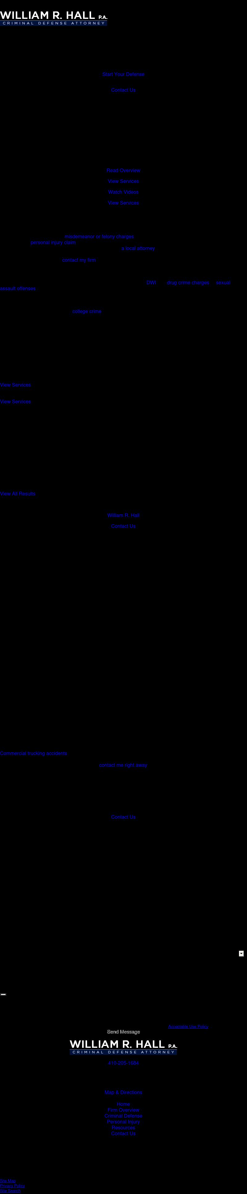 William R. Hall P.A. - Salisbury  MD Lawyers