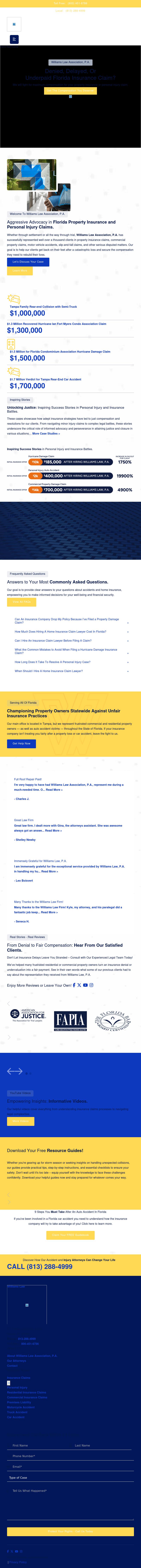 Williams Law, P.A. - Tampa FL Lawyers